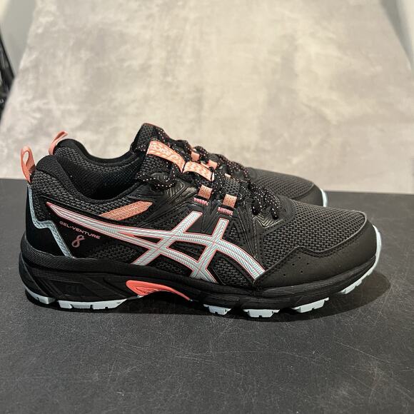ASICS Gel-Venture 8 Running Shoes Women's 9 Black 1012A8708 Athletic Sneaker - Picture 1 of 10